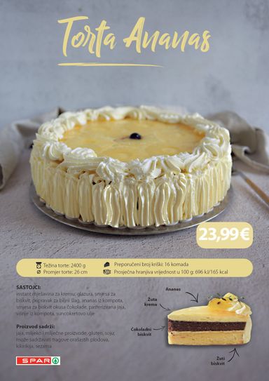 Katalog INTERSPAR - Interspar - Torte vrijedi od 10.08. do 31.12. - stranica 4