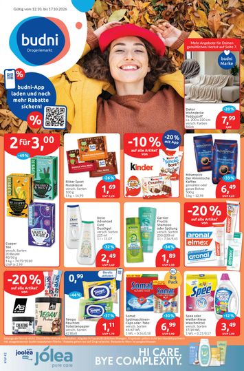 Prospekt Budni - BUDNI gültig ab 12.10. bis 17.10. - seite 1