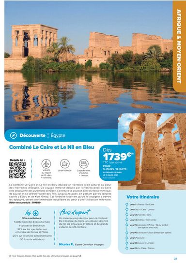Catalogue Carrefour Market - Carrefour Market - Séjours & Circuits valable dès le 14/08 au 30/10 - page 23