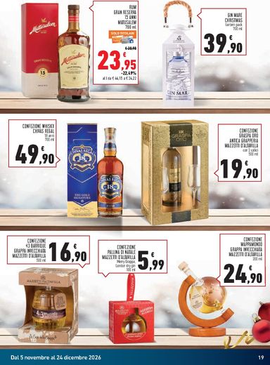 Volantino Spazio Conad - Spazio Conad - Ceste & vini valido dal 05/11 al 24/12 - pagina 19