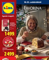 Lidl - Favorina, érvényes csütörtöktől 2026.10.22.
