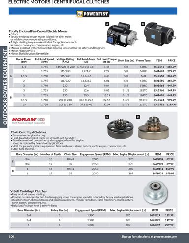 Flyer Princess Auto - Princess Auto - Outdoor Power Equipment valid since 04-21 until 12-31 - page 54