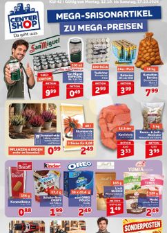 Centershop-Prospekt von Montag 12.10.