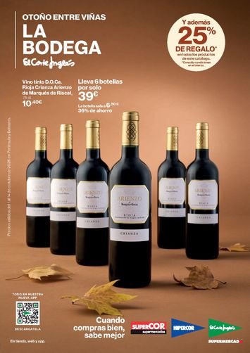 Folleto Hipercor - Hipercor - La Bodega del 01/10 al 14/10 - página 1