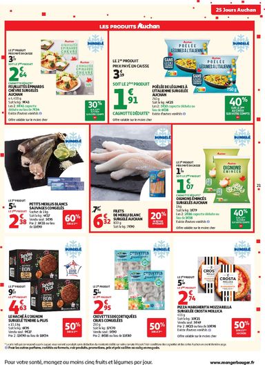 Catalogue Auchan - Auchan - 25 jours valable dès le 27/10 au 01/11 - page 21