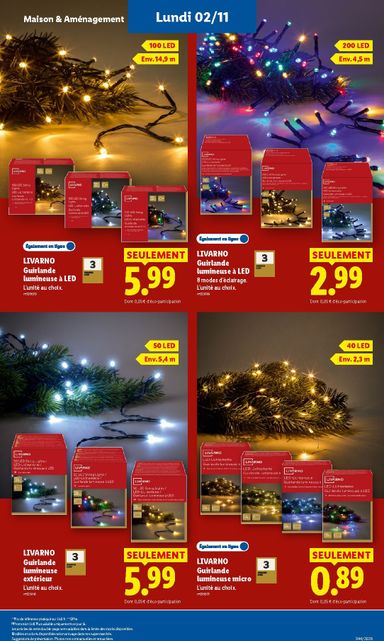 Catalogue Lidl - Lidl valable dès le 29/10 au 04/11 - page 57