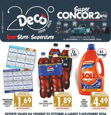 Volantino Decò - Decò - Iperstore/Superstore valido dal 23/10 al 02/11 - pagina 1