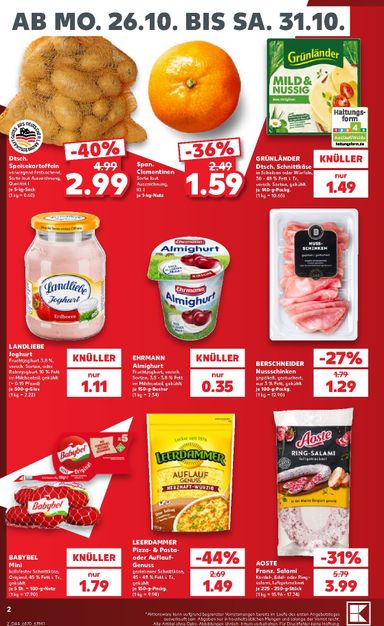 Prospekt Kaufland - Kaufland gültig ab 26.10. bis 31.10. - seite 2