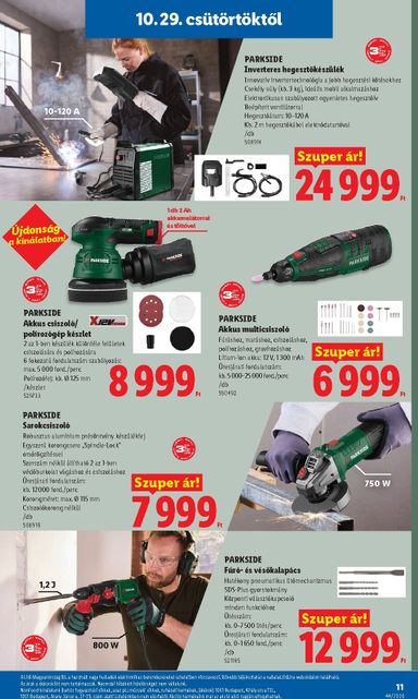 Akciós újság Lidl - Lidl - Nonfood érvényes 10.29.-tól 11.04.-ig - 11 oldal