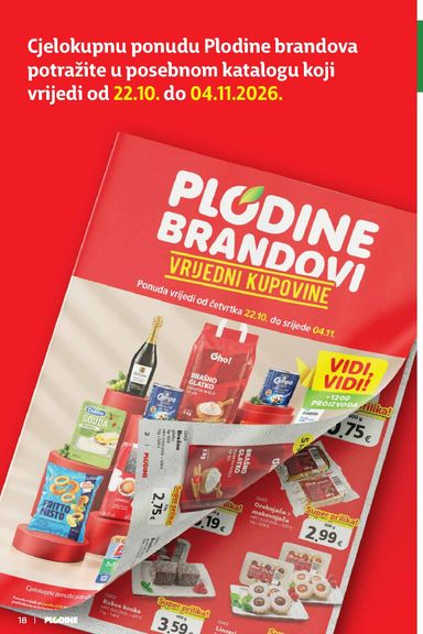 Katalog Plodine - Plodine vrijedi od 21.10. do 27.10. - stranica 18