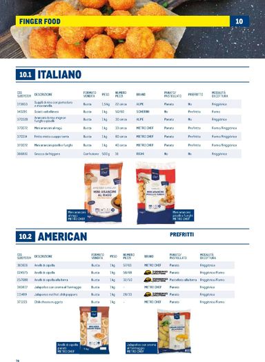 Volantino METRO - Metro - Catalogo Surgelati valido dal 01/01 al 31/12 - pagina 78