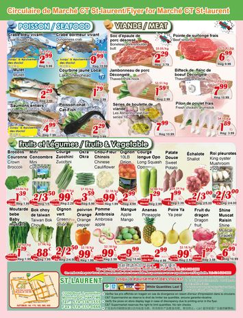 Flyer Marché C&T - Marché C&T - St-Laurent valid since 10-29 until 11-04 - page 1