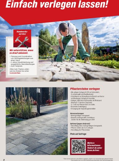 Prospekt toom - Toom - Gartenbaustoffe gültig ab 01.03. bis 31.12. - seite 8