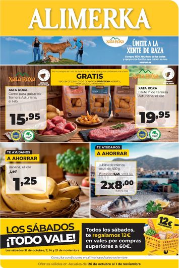 Folleto Alimerka - Alimerka del 26/10 al 01/11 - página 1