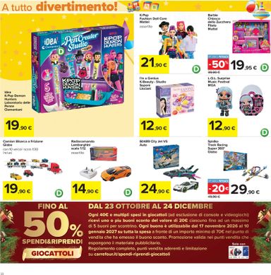 Volantino Carrefour - Carrefour - Prezzi imbattibili valido dal 23/10 al 05/11 - pagina 38