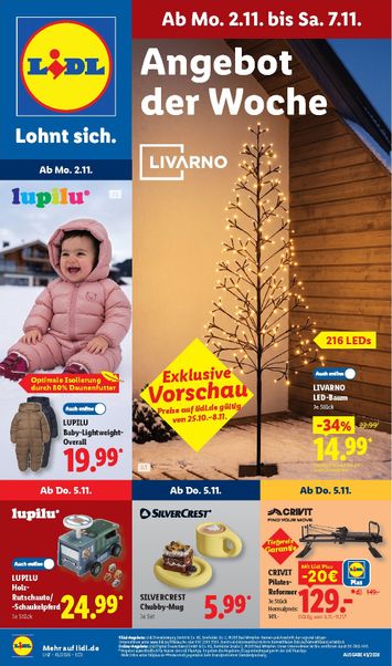 Prospekt Lidl - Lidl - Nonfood gültig ab 02.11. bis 07.11. - seite 1