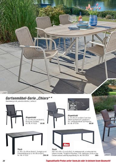 Prospekt toom - Toom - Gartenmöbel & Solar-Leuchten gültig ab 01.03. bis 31.12. - seite 30