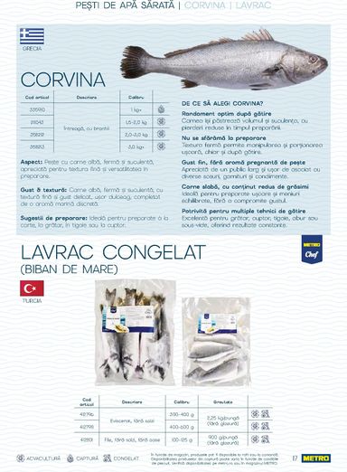 Catalogul Metro - Metro - Spui pește proaspăt de la 01.10. până la 31.12. - pagina 17