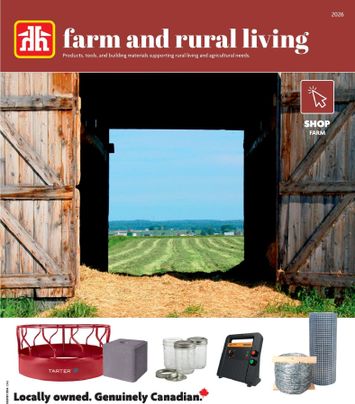 Flyer Home Hardware - Home Hardware - Farm and Rural Living valid since 04-02 until 12-31 - page 1