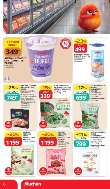 Akciós újság Auchan - Auchan Hipermarket - Sajátmárkás ajánlataink érvényes 10.15.-tól 10.28.-ig - 6 oldal