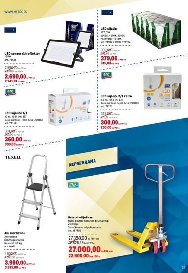 Katalog Metro - Metro - Prehrana i neprehrana od 15.10 do 28.10 - strana 13