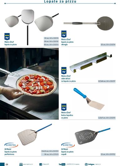 Katalog Metro - Metro - Poslovna rješenja - Pizzeria vrijedi od 06.07. do 31.12. - stranica 64