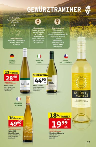 Gazetka Auchan - Hipermarket Auchan - Wino od 05.10. do 31.10. - strona 17