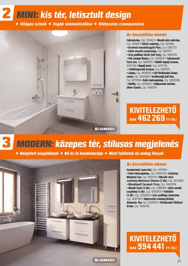 Akciós újság OBI - OBI érvényes 09.29.-tól 11.02.-ig - 27 oldal