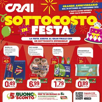 Volantino Crai - Crai - Puglia valido dal 29/10 al 07/11 - pagina 1