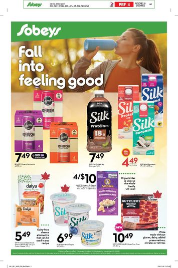 Flyer Sobeys - Sobeys - Natural and Wellness Booklet valid since 10-22 until 11-25 - page 1