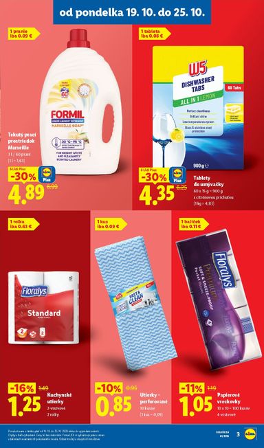 Leták Lidl - Lidl - Ešte viac extra akcií od 19.10. do 25.10. - strana 3