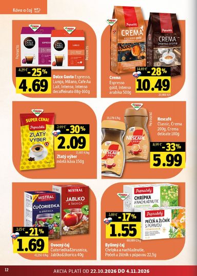 Leták FRESH - Fresh Východné Slovensko od 22.10. do 04.11. - strana 12