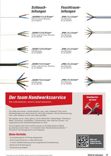 Prospekt toom - Toom - Elektro-Installation gültig ab 01.03. bis 31.12. - seite 13