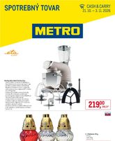 Metro - Spotrebný tovar platný od stredy 21.10.2026