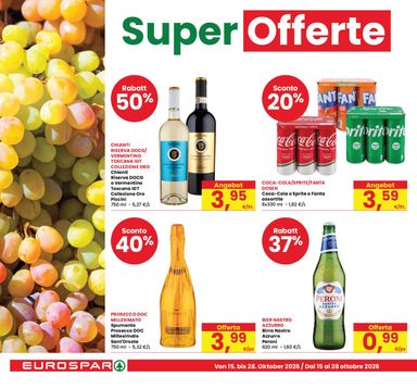 Volantino Eurospar - Eurospar - Bozen, Bolzano valido dal 15/10 al 28/10 - pagina 14