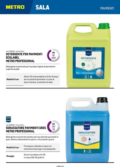 Volantino METRO - Metro - Catalogo Detergenza valido dal 04/06 al 04/06 - pagina 34