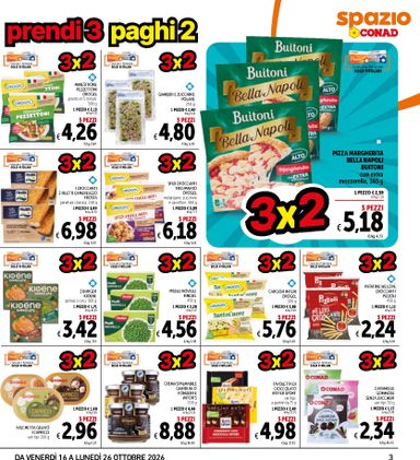 Volantino Spazio Conad - Spazio Conad - Prendi 3, paghi 2 valido dal 16/10 al 26/10 - pagina 3