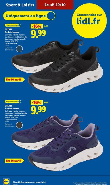 Catalogue Lidl - Lidl - Exclu Web valable dès le 26/10 au 29/10 - page 16