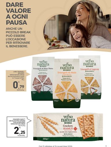 Volantino Spazio Conad - Spazio Conad - Scelte di Benessere valido dal 21/10 al 15/11 - pagina 7
