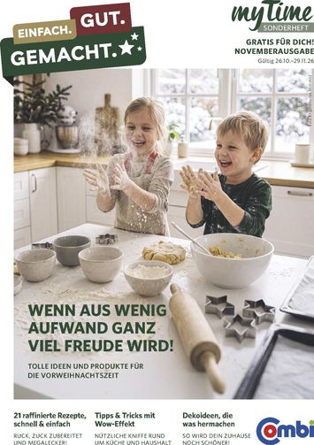 Prospekt Combi - Combi - Besondere Momente gültig ab 26.10. bis 29.11. - seite 1