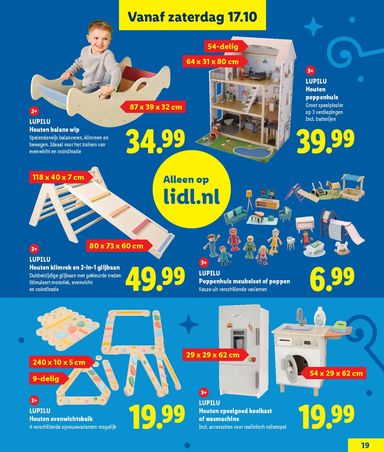 Folder Lidl - Lidl - Speelgoedboek van 09-10 tot 05-12 - side 19