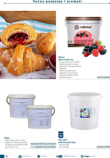 Katalog Metro - Metro - Poslovna rješenja - Proizvodi za slastičarstvo vrijedi od 01.01. do 31.12. - stranica 30