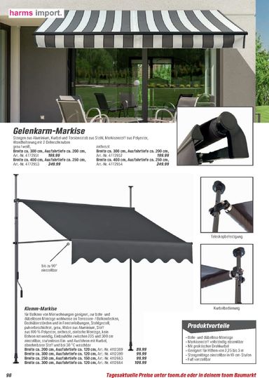 Prospekt toom - Toom - Gartenmöbel & Solar-Leuchten gültig ab 01.03. bis 31.12. - seite 96