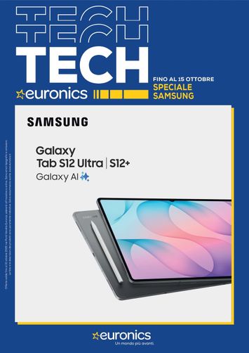 Volantino Euronics - Euronics - Speciale Samsung valido dal 01/10 al 15/10 - pagina 1