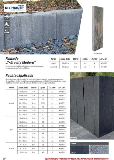 Prospekt toom - Toom - Gartenbaustoffe gültig ab 01.03. bis 31.12. - seite 66