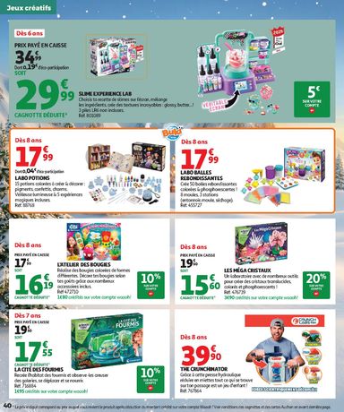 Catalogue Auchan - Auchan - Jouets de Noël valable dès le 16/10 au 06/12 - page 40