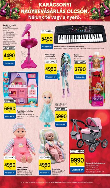 Akciós újság Tesco - Tesco - Karácsonyi játékkatalógus érvényes 10.28.-tól 11.17.-ig - 7 oldal