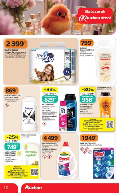 Akciós újság Auchan - Auchan szupermarket érvényes 10.29.-tól 11.04.-ig - 10 oldal