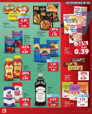 Leták Kaufland - Kaufland od 15.10. do 21.10. - strana 27