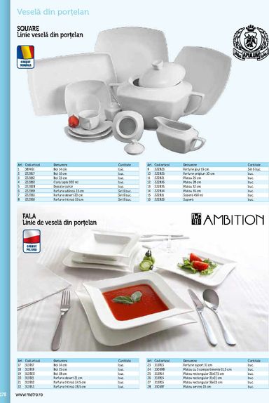 Catalogul Metro - Metro - Echipamente Profesionale pentru HoReCa de la 01.01. până la 31.12. - pagina 178
